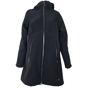 COLUMBIA Weather Resistant Fleece Lined Full Zip Coat With Hood